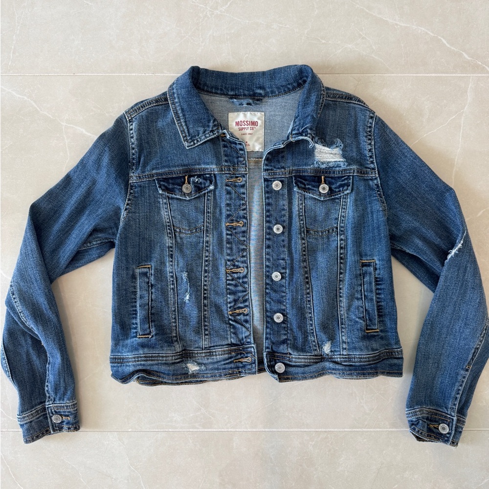 Mossimo Supply Co. Blue Denim Jean Jacket